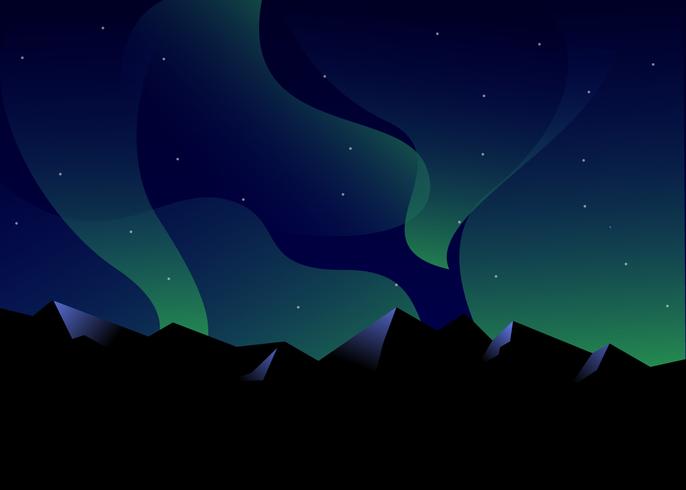 Awesome Northern Lights Vectors