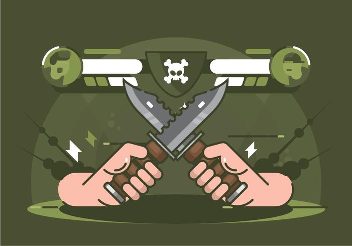 Bayonet Illustration vector