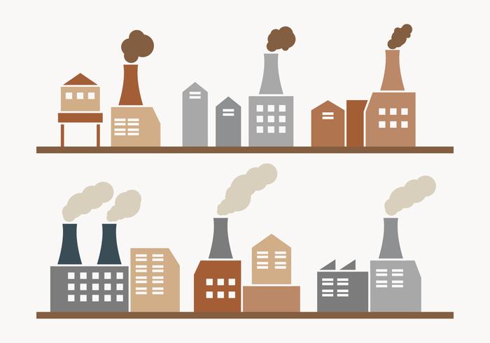 Pila de humo vector