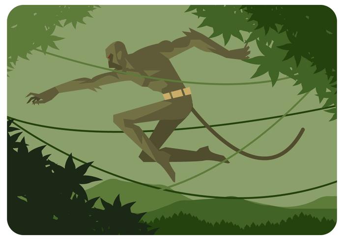 Monkey Boy Vector