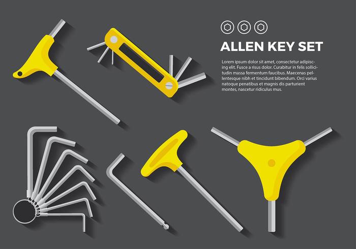 Allen Key Round Vector Gratis