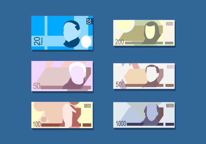 Peso Paper Money Free Vector