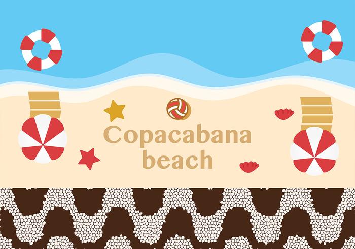 Vector de textura de Copacabana