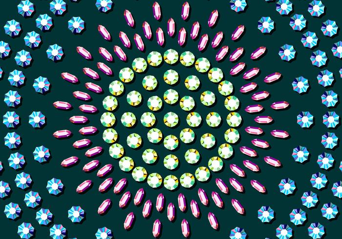 Free Rhinestone Background Vector