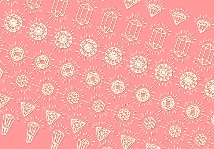 Rhinestone Background Outline Free Vector