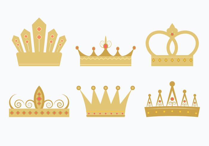 Juego Princesa Crown vector