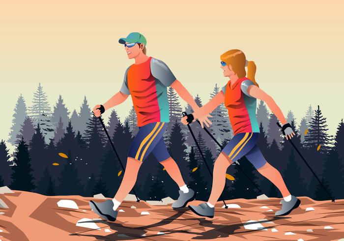 Download Man And Woman Walking Vector 183079 - Download Free ...