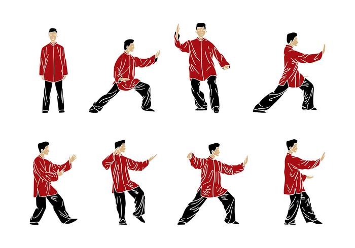 Tai Chi Pose Vector