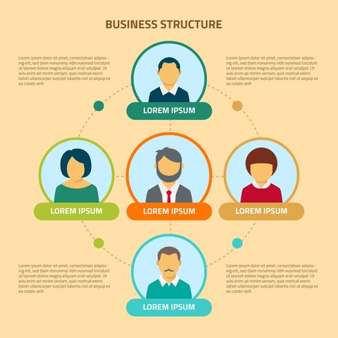 Vector de estructura de negocios