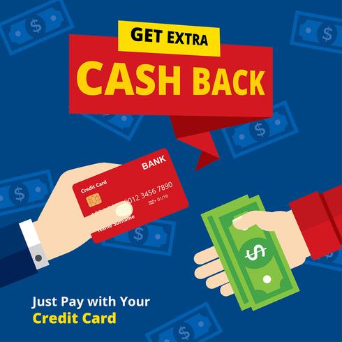 Cash Back Illustration Vector