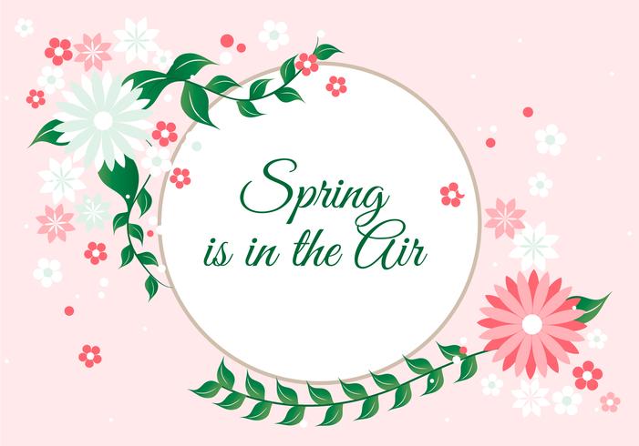 Free Spring Season Vector Background