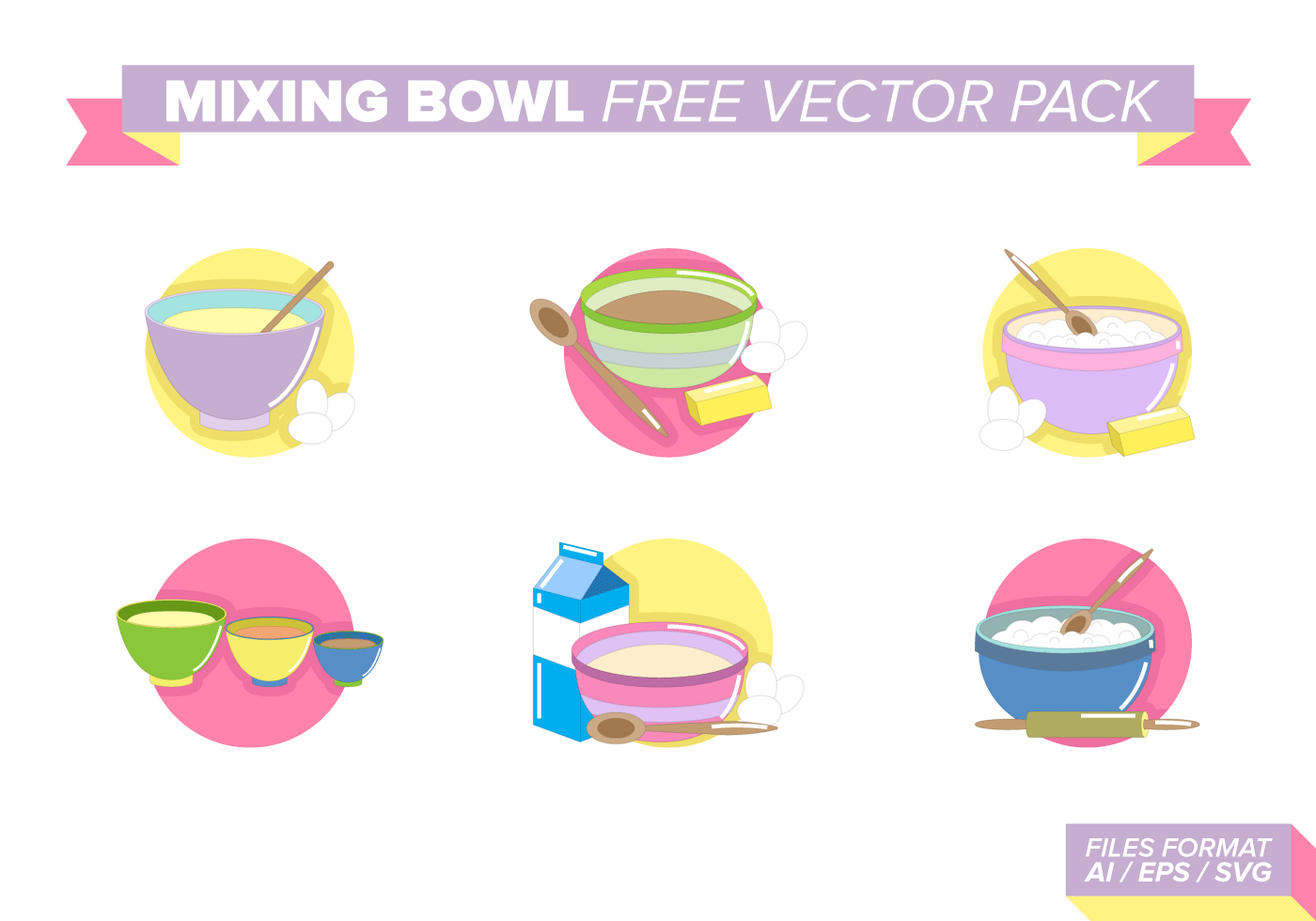 Mixing Bowl Free Vector Pack Download Free Vectors, Clipart Graphics