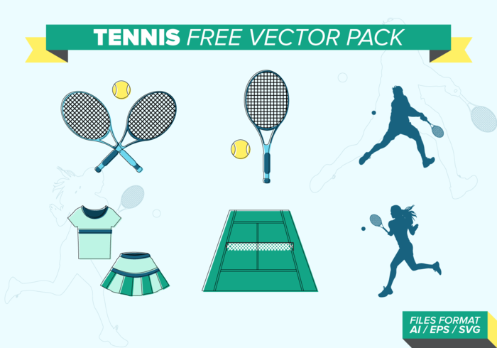 Tennis Free Vector Pack Download Free Vectors Clipart Graphics Vector Art