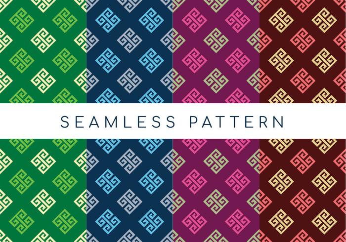 Seamless Geometric Greek Pattern vector