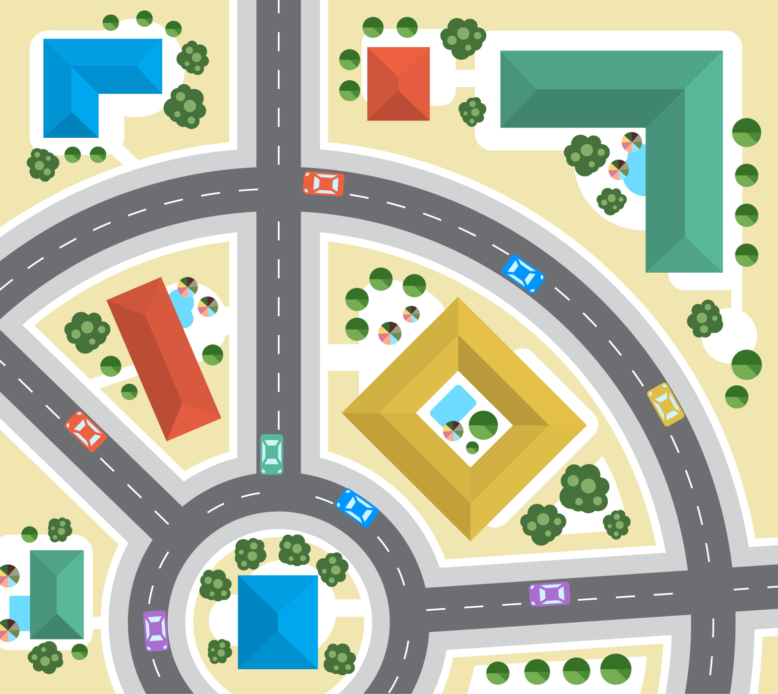 Map City Free Vector Art (5383 Free Downloads)