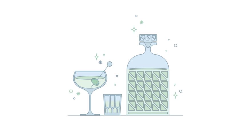 Glassware Bottle Vector