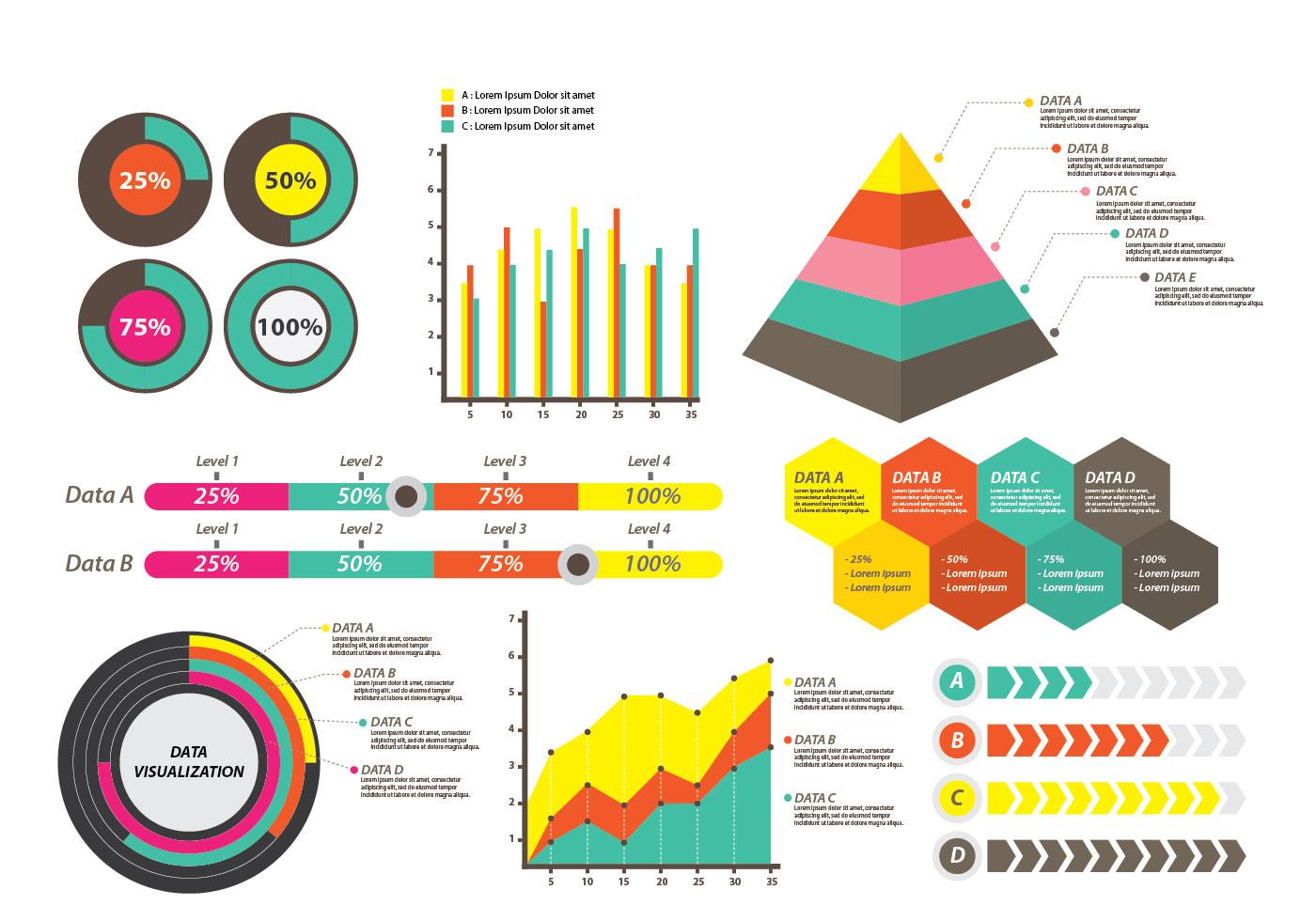 data presentation wherein detailed information are given