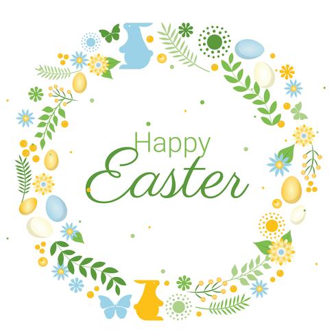 Happy Easter Background 1730 Vector Art At Vecteezy