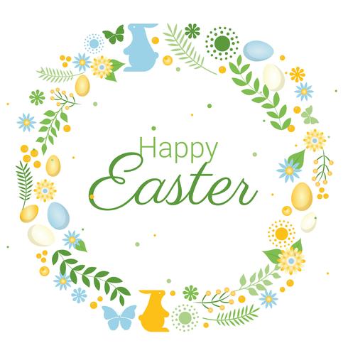 Happy Easter Background vector