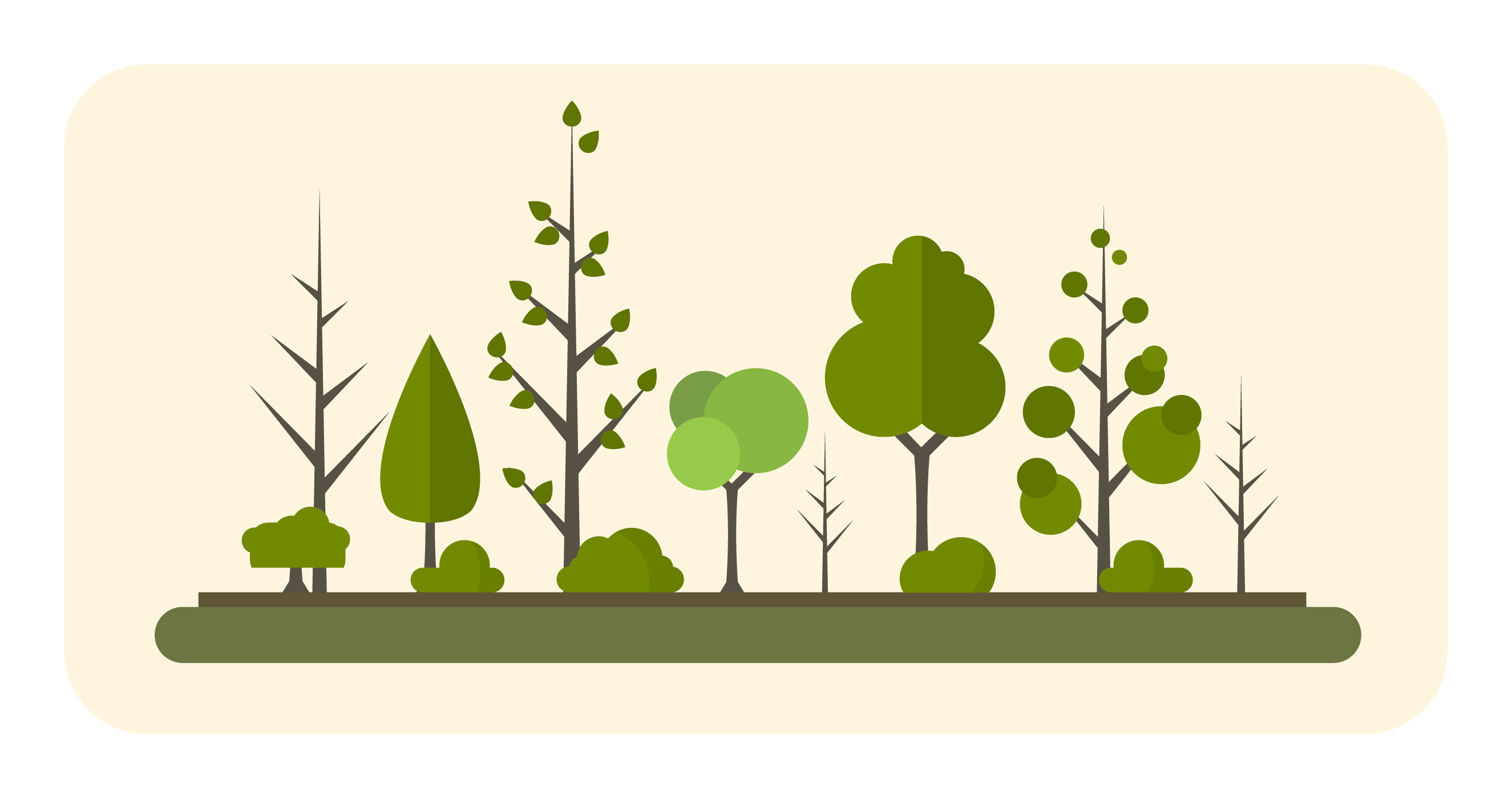 Download Different Trees Collection - Download Free Vectors, Clipart Graphics & Vector Art