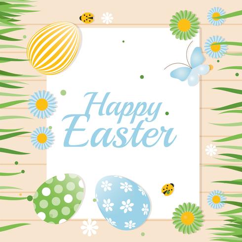 Happy Easter Background vector