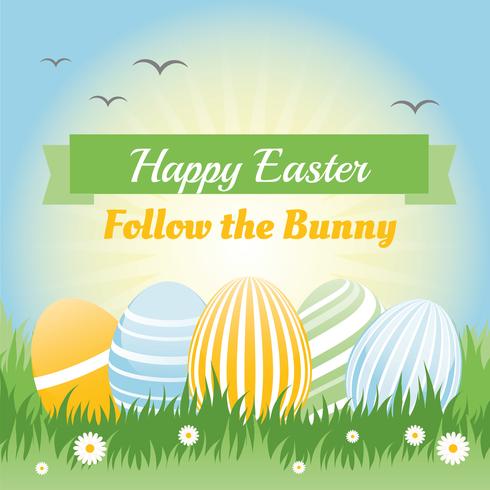 Happy Easter Background vector