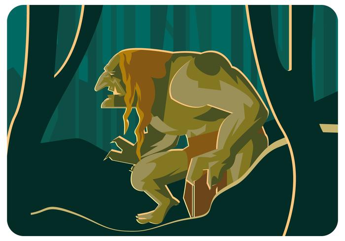 Troll Illustration Vector