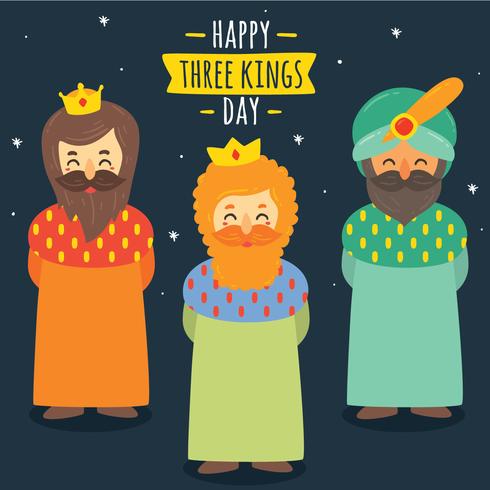 Vector de día de Reyes