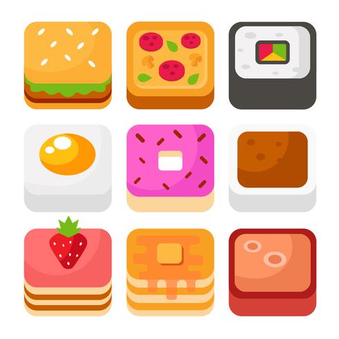 Food App Icon Vector