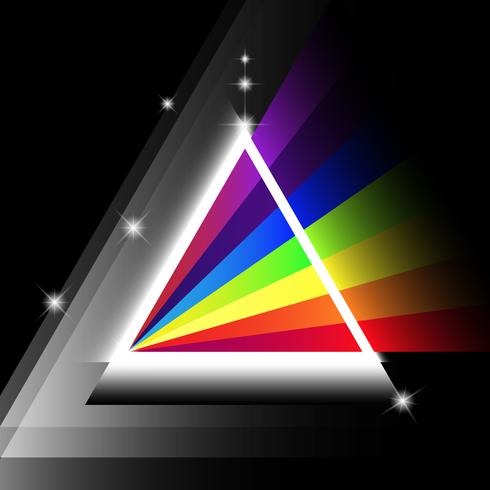 Prism Spectrum Vector Illustration
