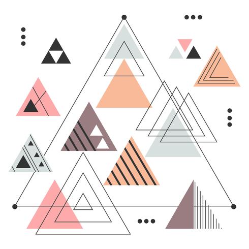 Abstract Triangles Vector