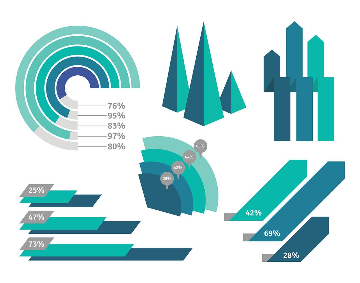Data Visualization Vector Set 184376 Vector Art at Vecteezy