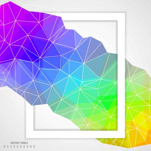 Abstract Triangles Background vector