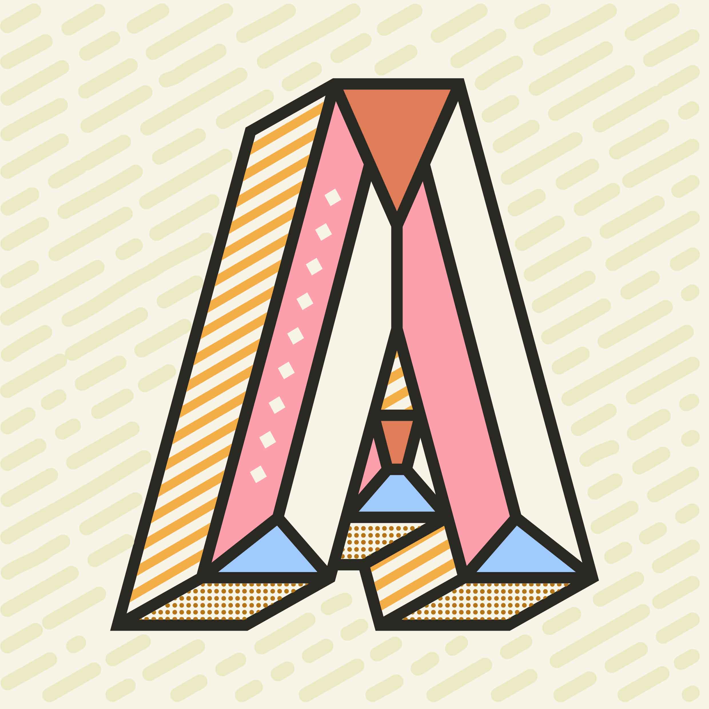 Letter A Typography Background 184401 Vector Art at Vecteezy