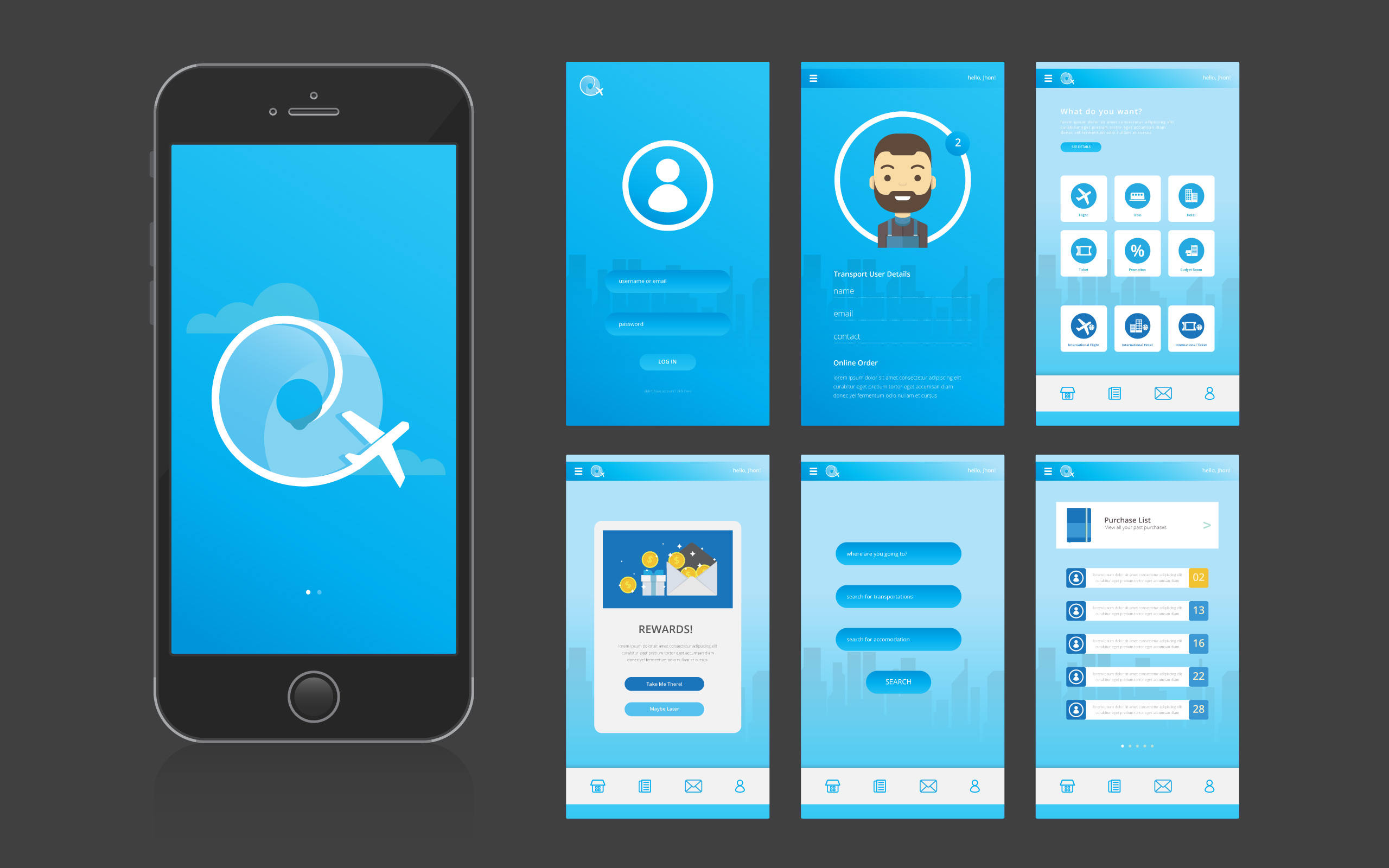 Android App Ui Design Templates 40 Free Gui Templates For Android 