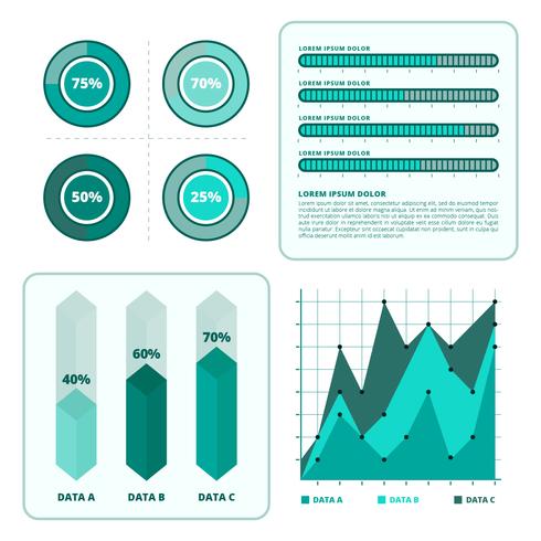 Data Visualization Vector Template