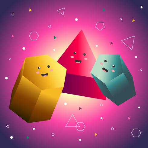 Cartoon Prism Vector