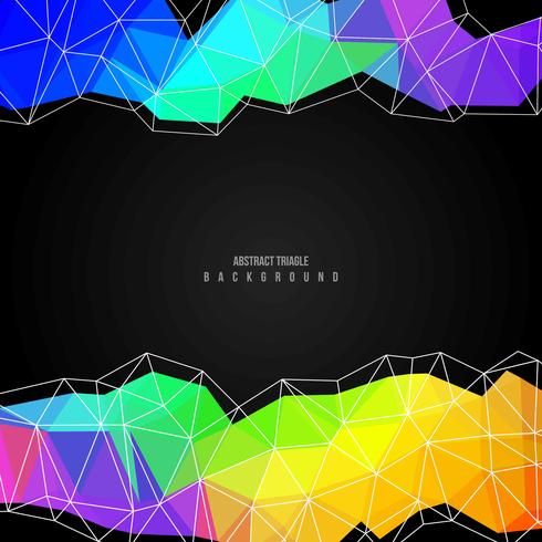Abstract Triagles Background vector