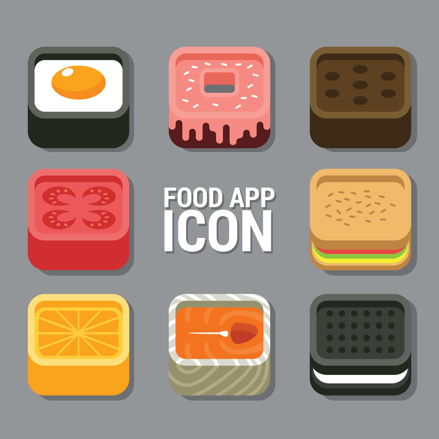 Download Food App Icon - Download Free Vectors, Clipart Graphics & Vector Art