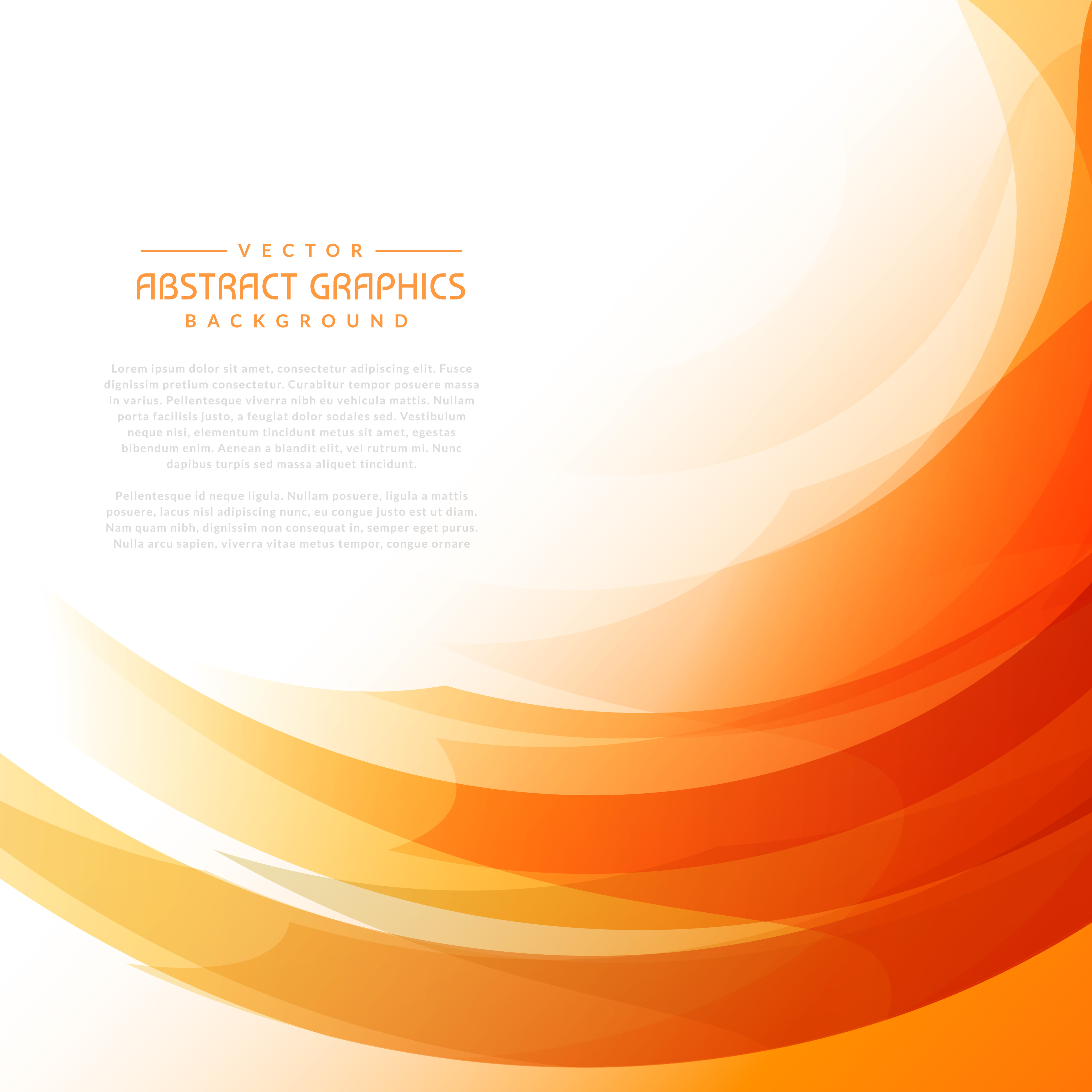 orange wavy background with abstract shapes - Download ...