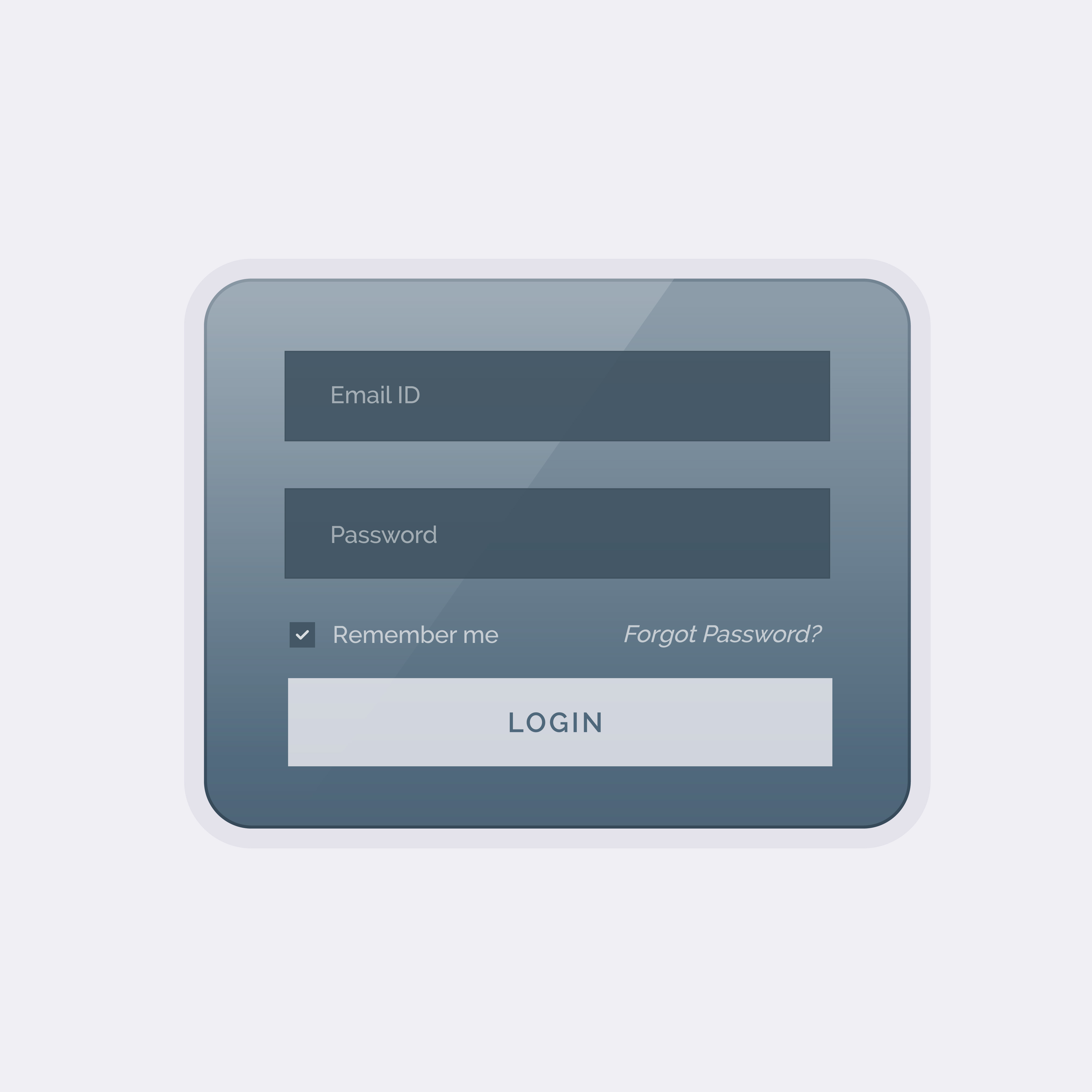 Modern Login Form Template For Your Web Design Vector Image Images