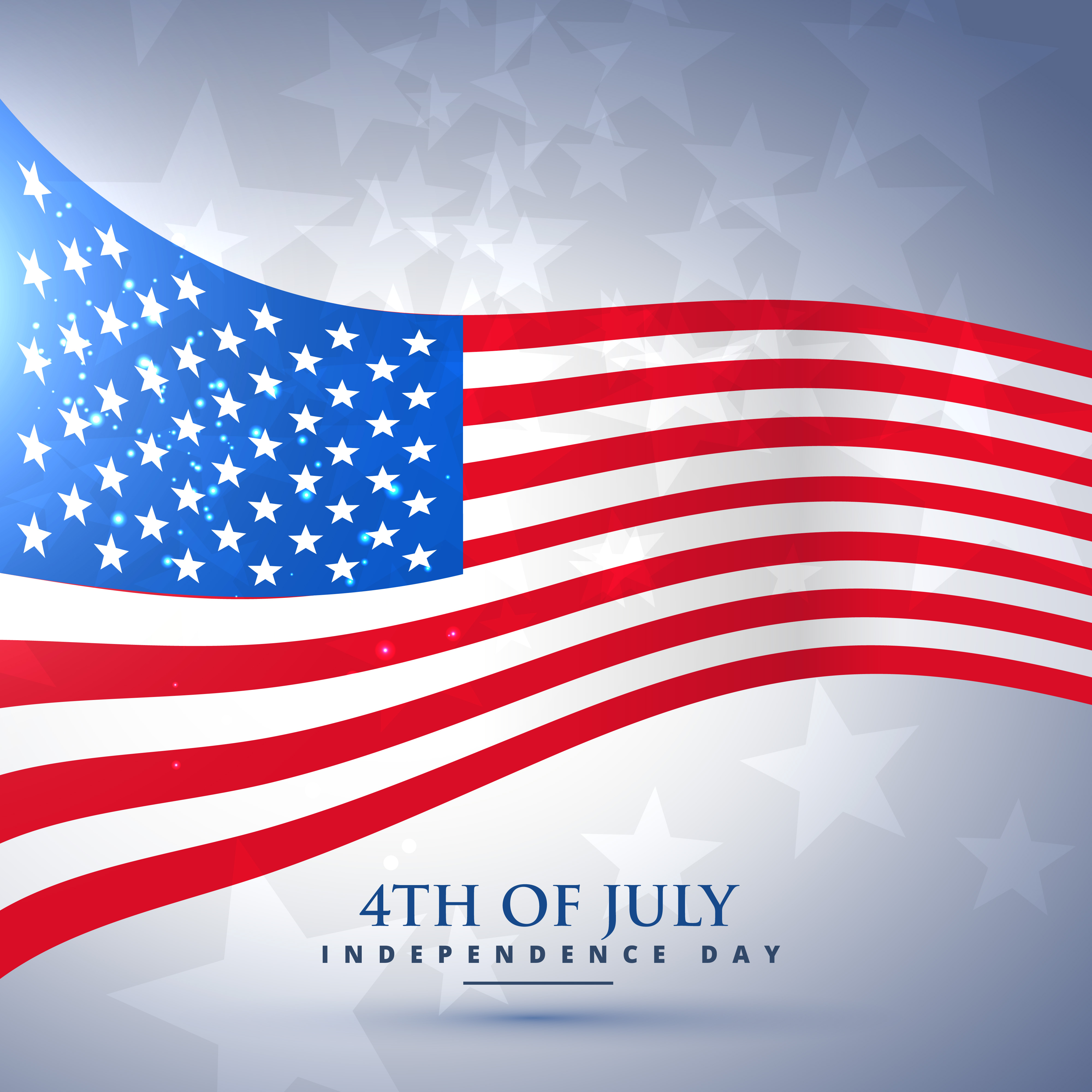 Download american flag in wave style - Download Free Vector Art ...