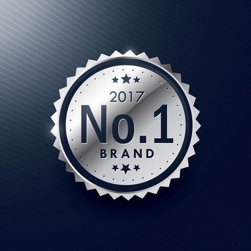 no.1 brand silver badge and label design - Kostenlose Vektor-Kunst ...