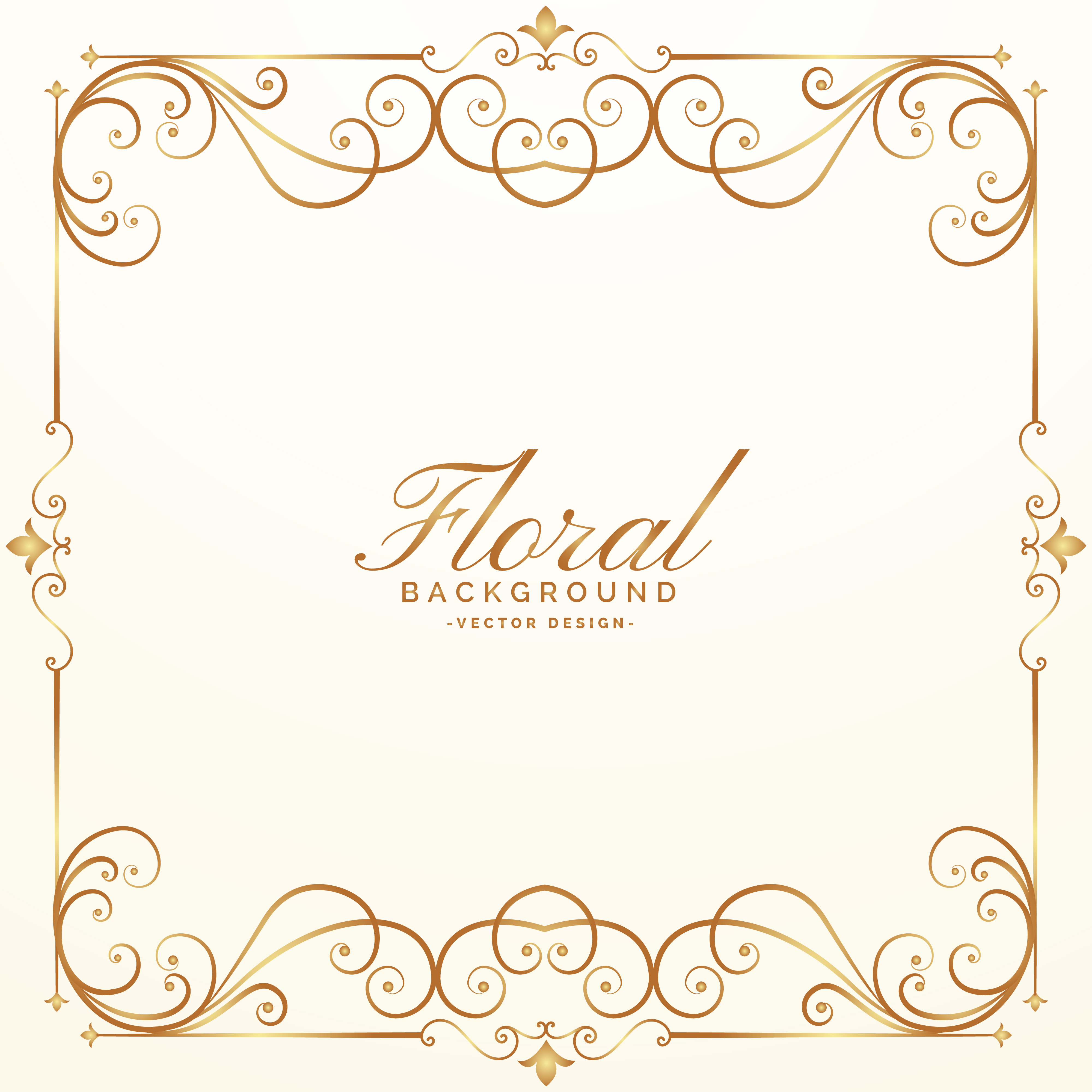 Elegant Floral Background Design Vector Download Free Vector Art