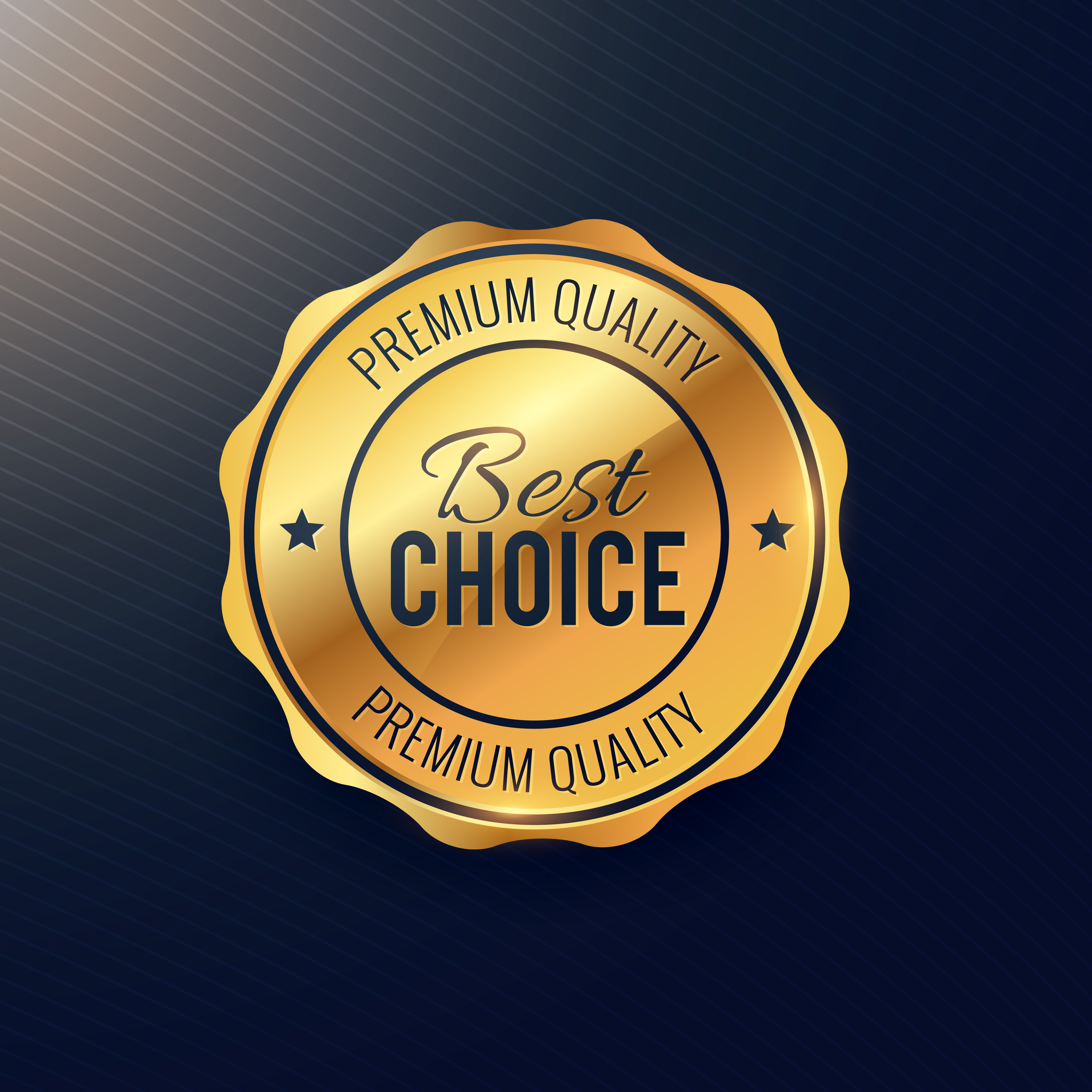 Download golden best choice badge design - Download Free Vector Art, Stock Graphics & Images