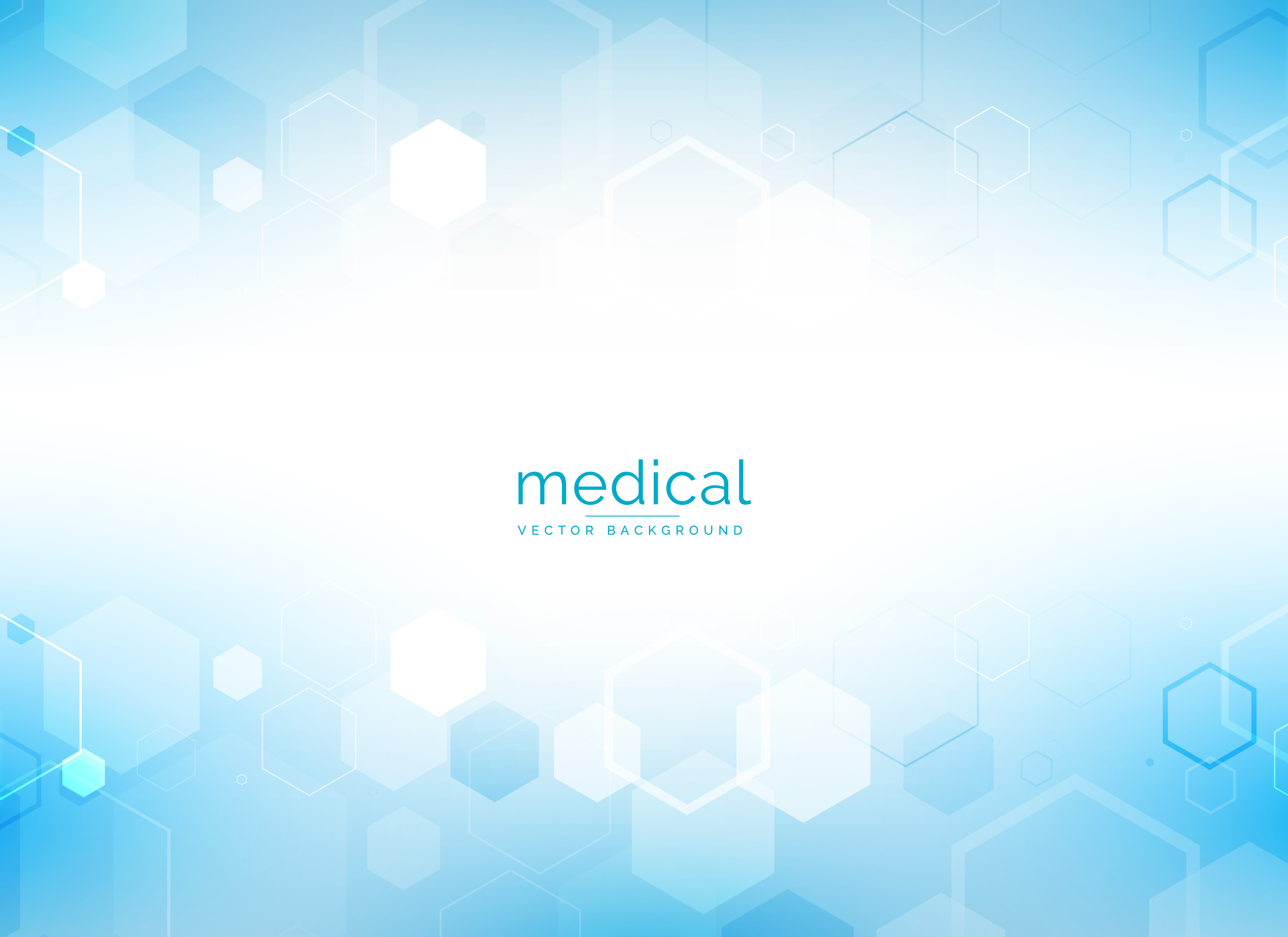 healthcare and medical background with hexagonal geometric shape