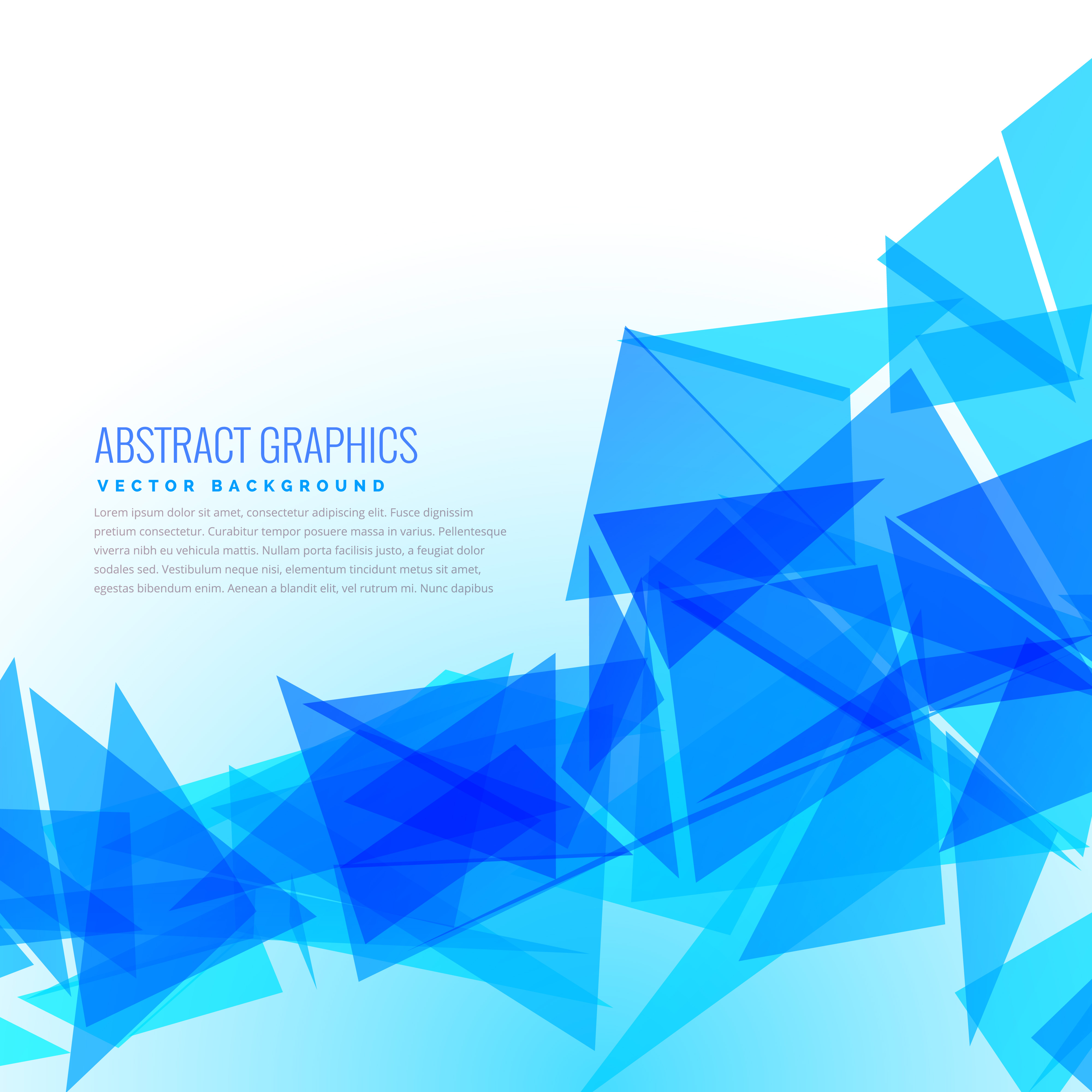  abstract  blue  triangles vector  design  background 