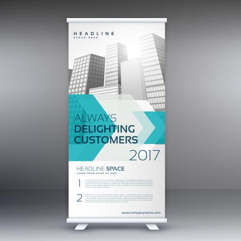 business marketing roll up banner design template