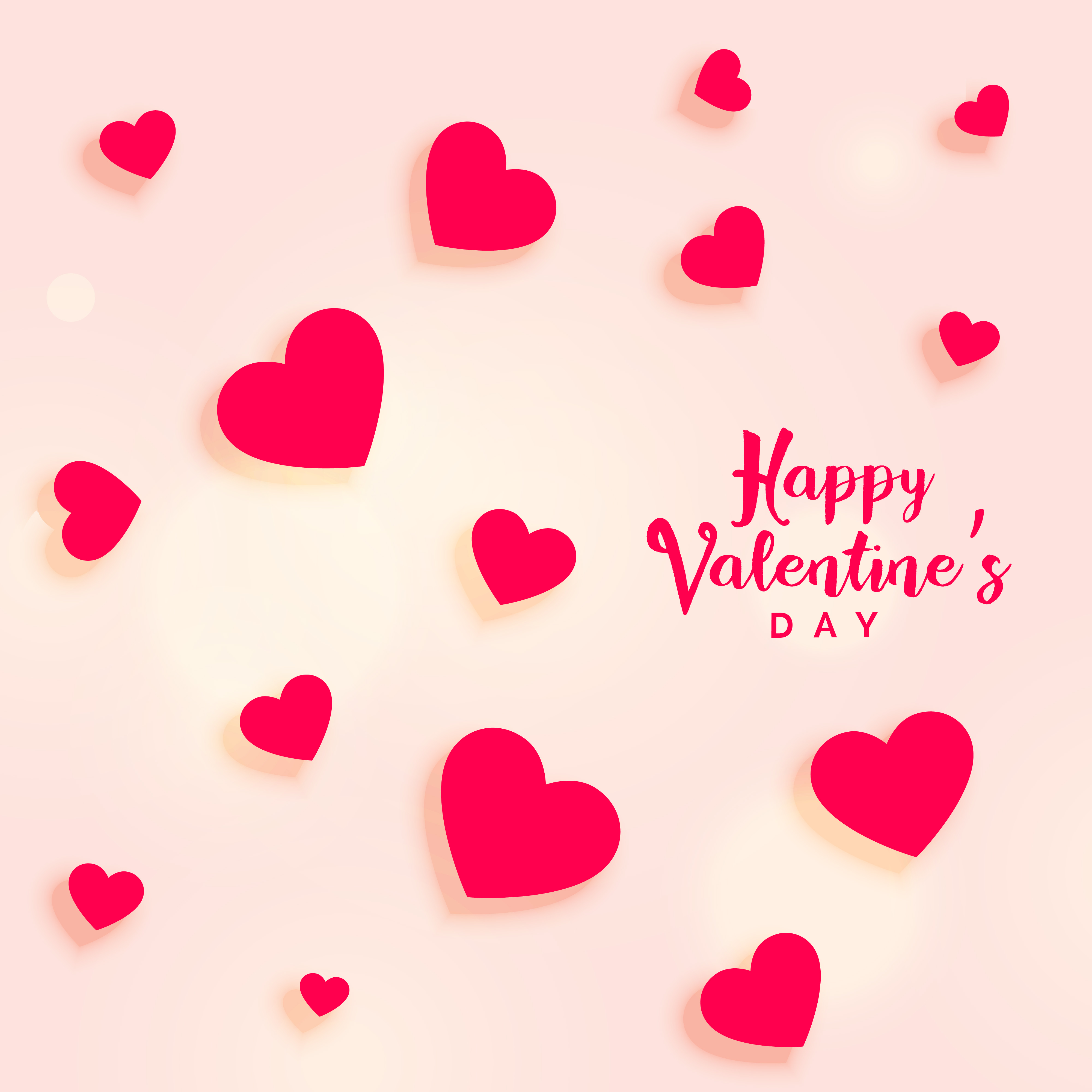 lovely hearts background for valentine's day - Download Free Vector Art, Stock ...4000 x 4000