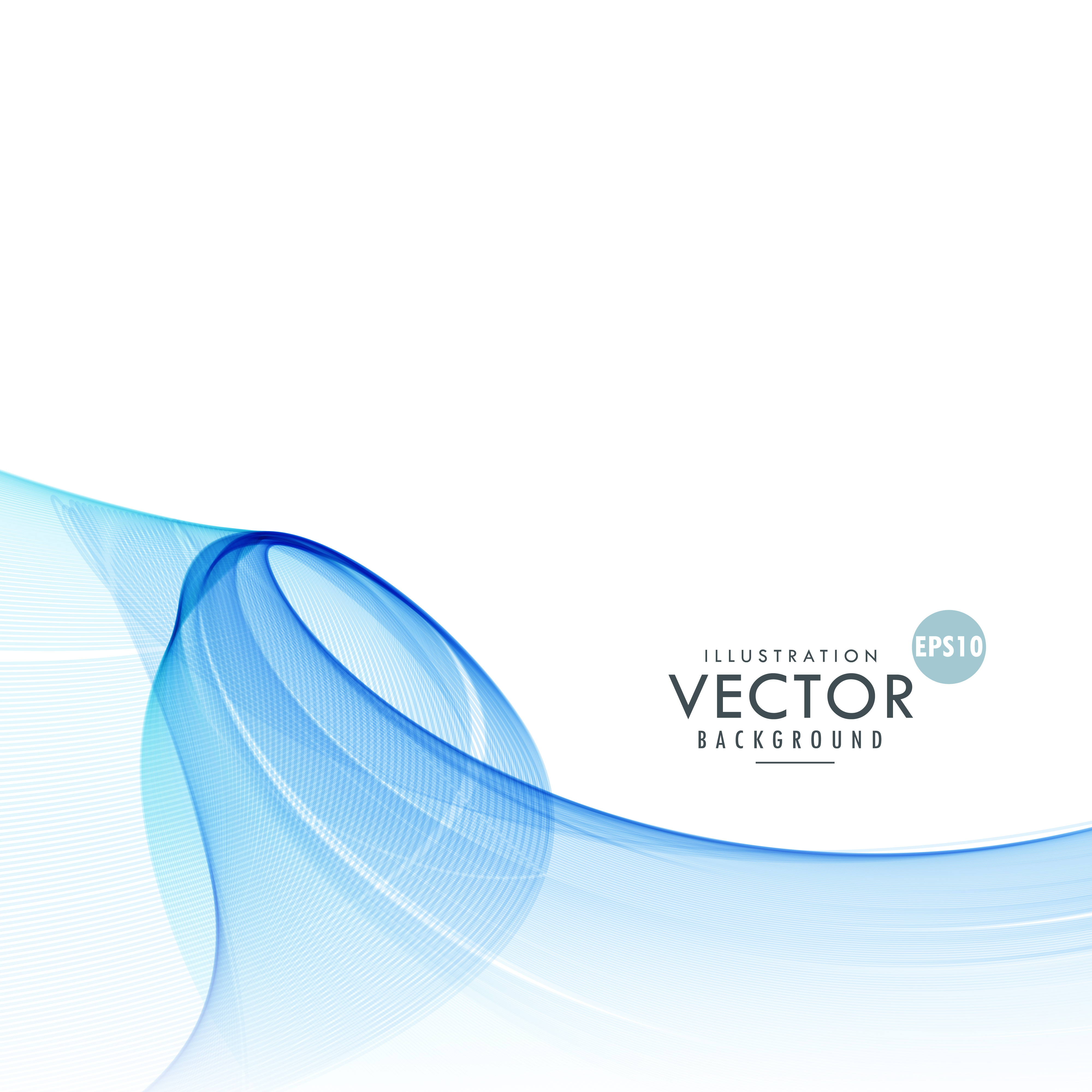 awesome abstract blue wave vector background Download Free Vector Art